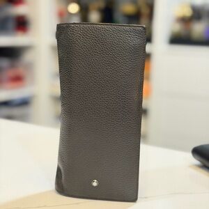 Brown Montblanc Leather bifold Wallet
